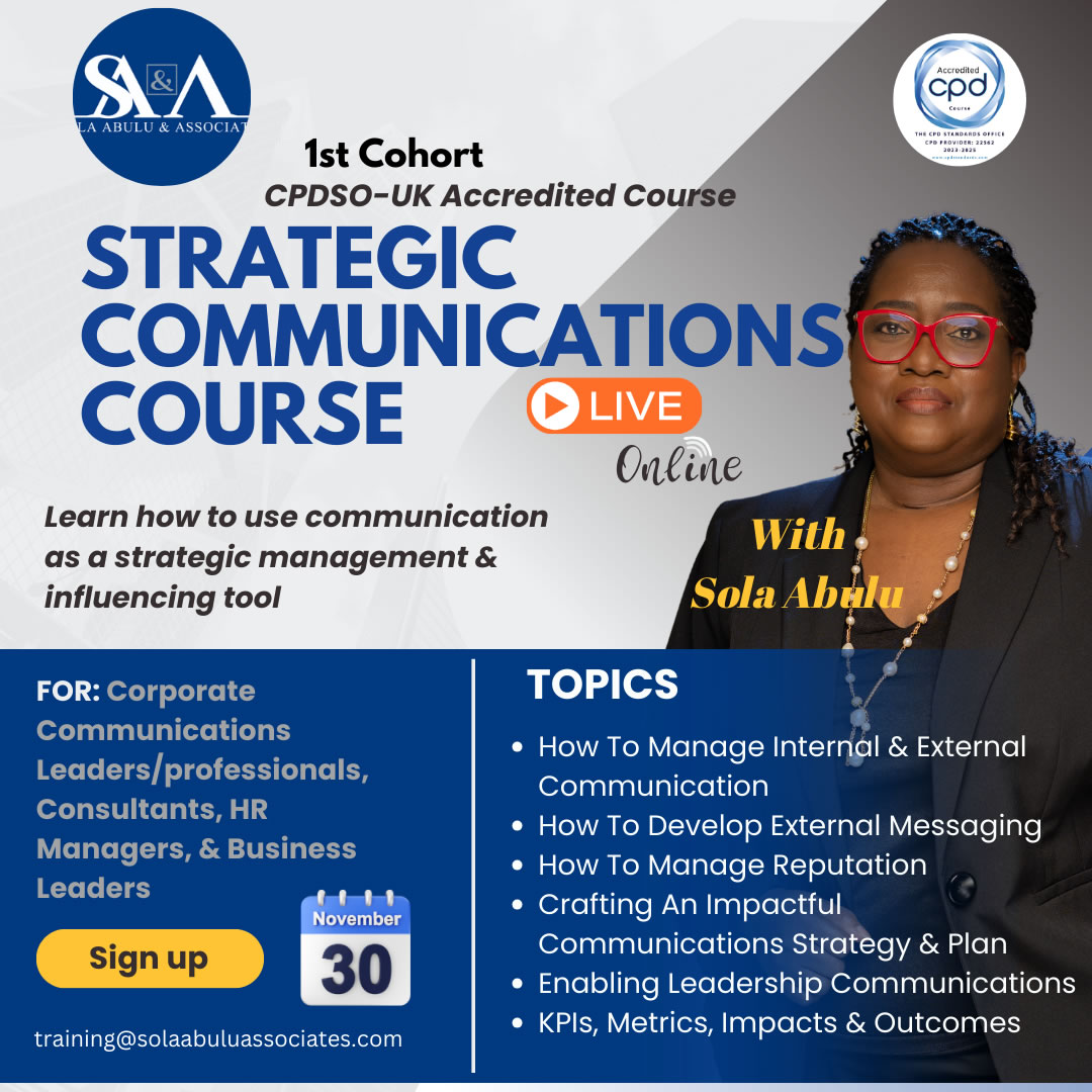 Sola Abulu & Associates Training Courses